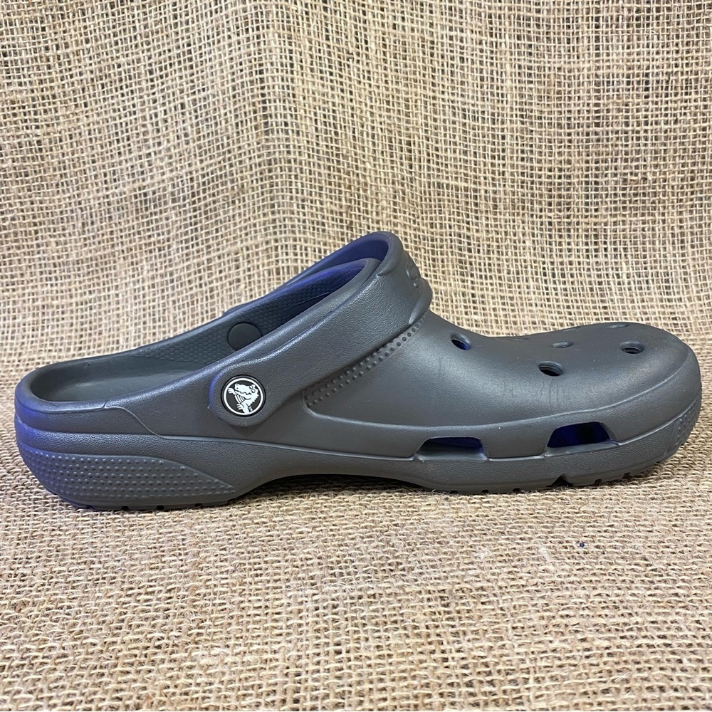 Crocs Clogs Classic  Shoes Slip On gray Size 11 - Picture 4 of 10